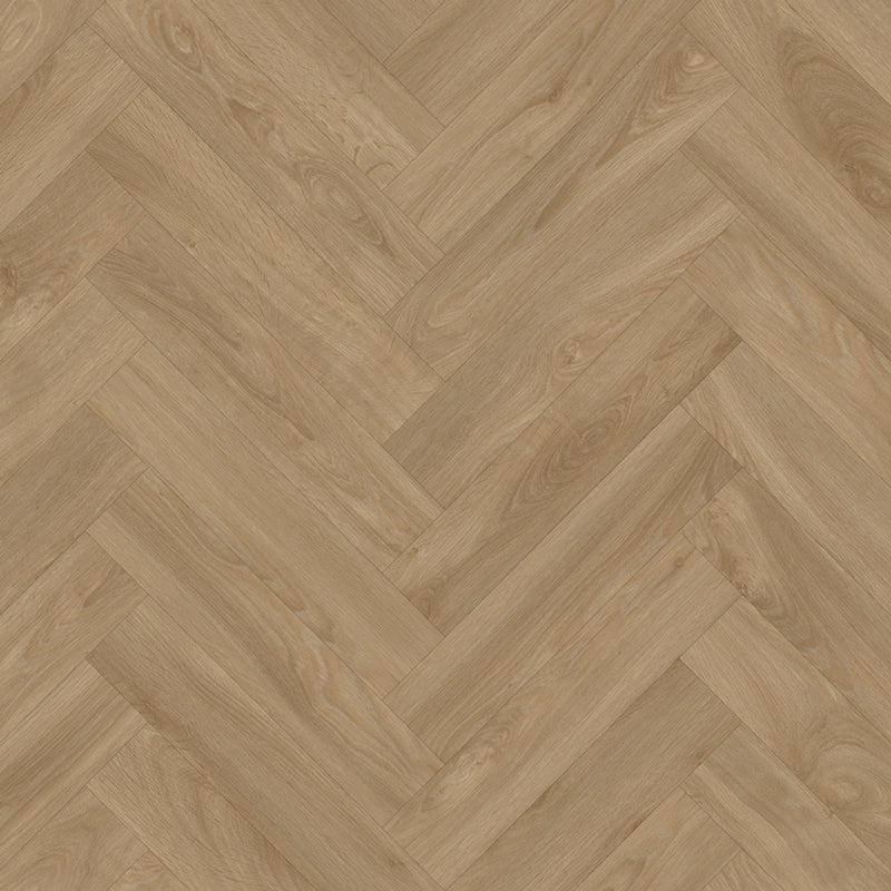 VIKING BAY FELT BACKED VINYL - CEDAR HERRINGBONE
