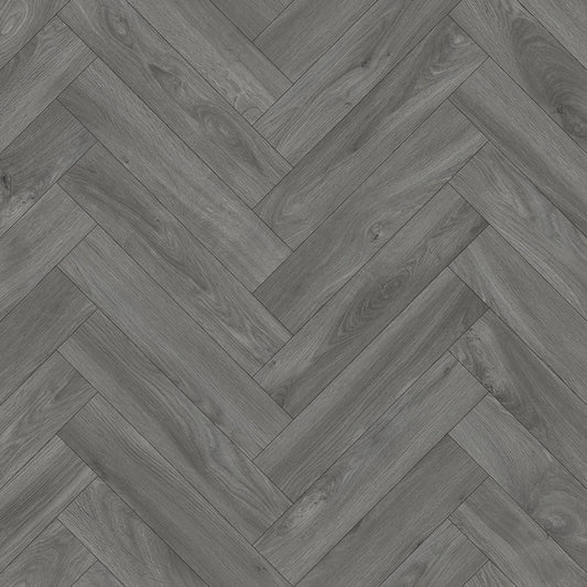 VIKING BAY FELT BACKED VINYL - DUSKY HERRINGBONE